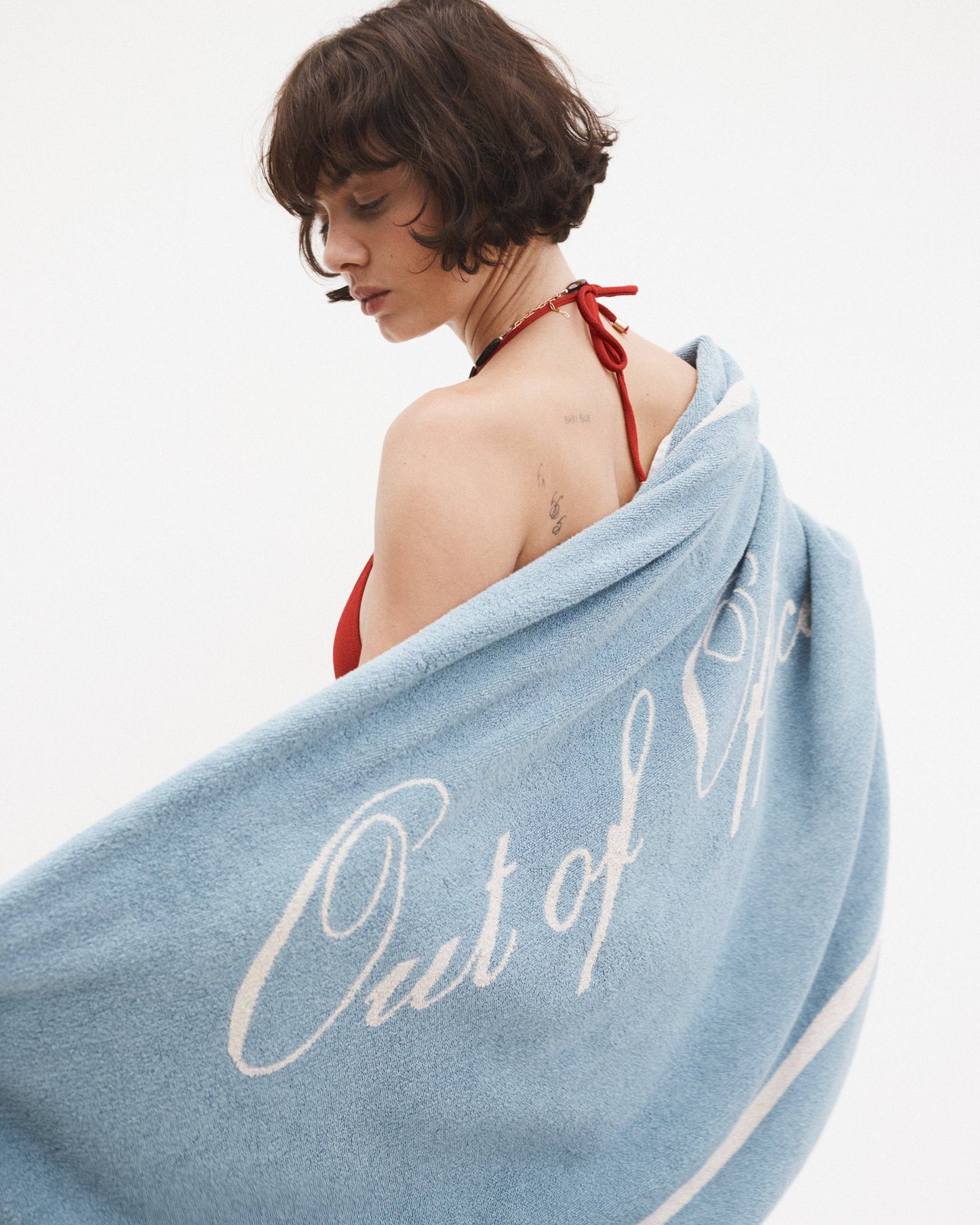 "Out of Office" Towel - Blue Haze