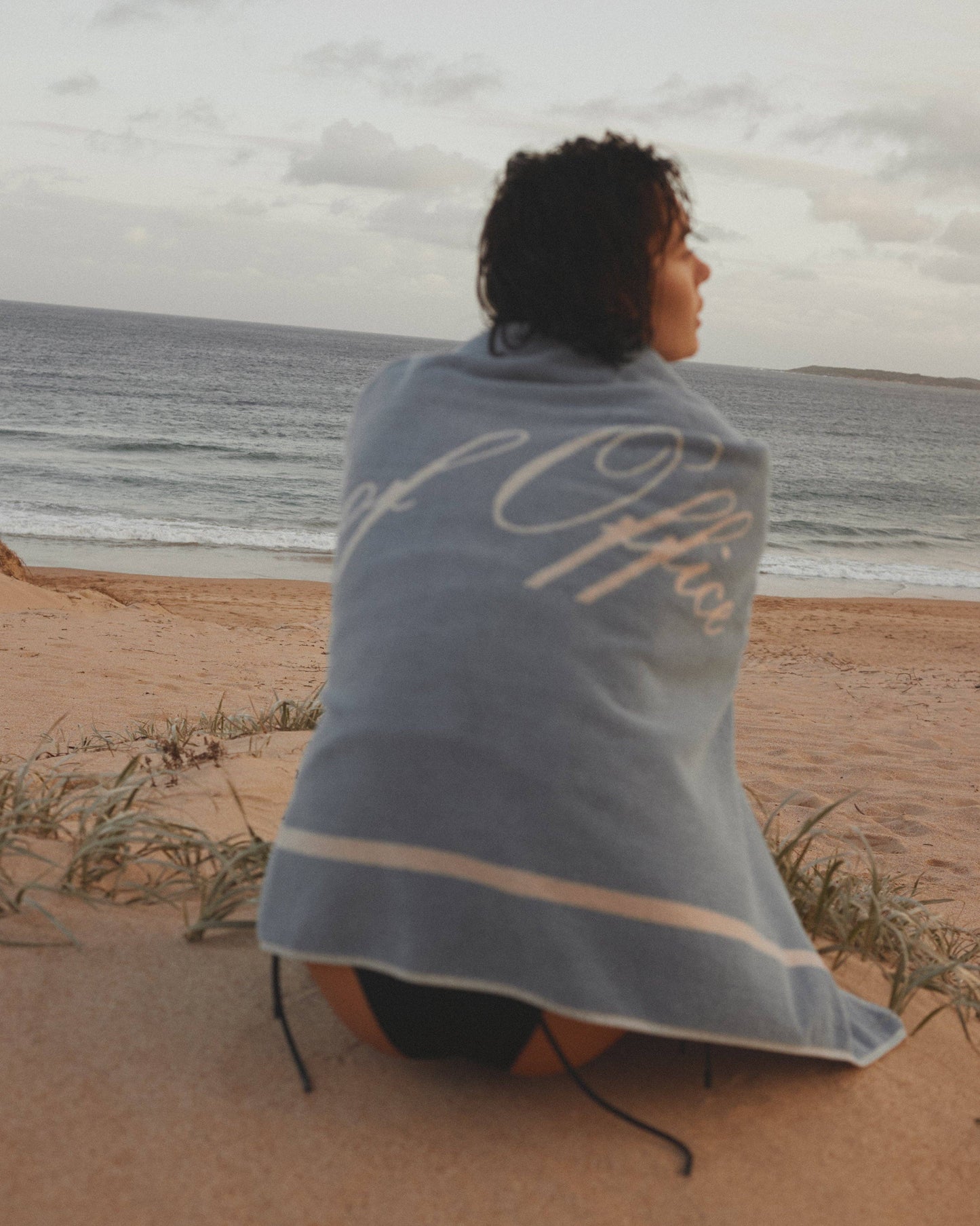 "Out of Office" Towel - Blue Haze