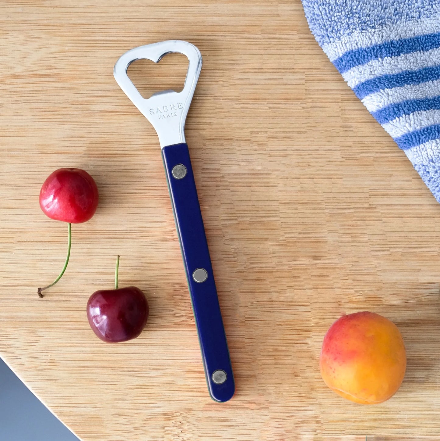 Bistrot Bottle Opener - Navy Blue
