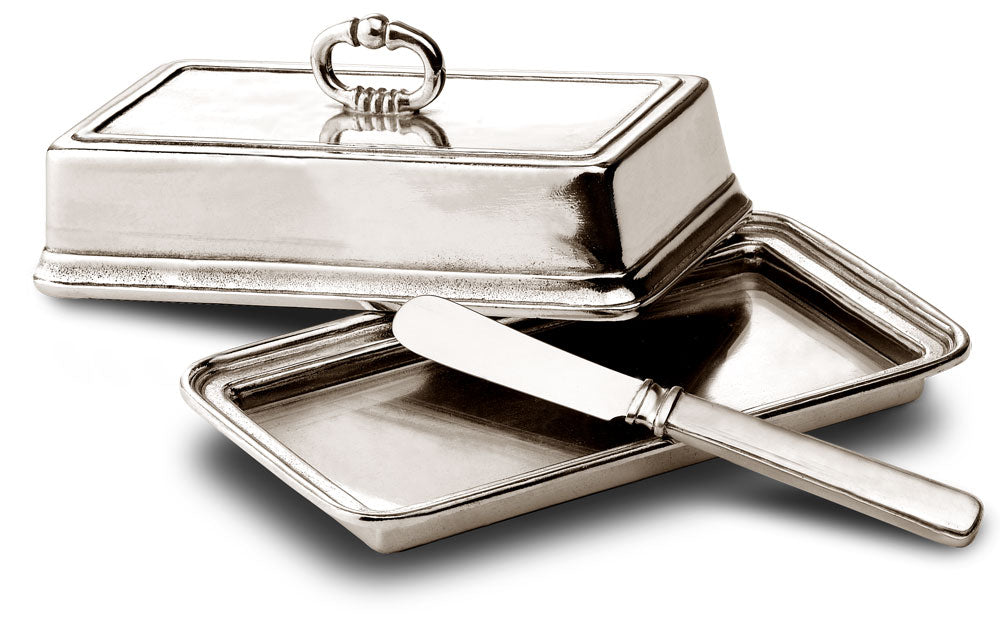 Cosi Tabellini Italian Pewter Butter Dish
