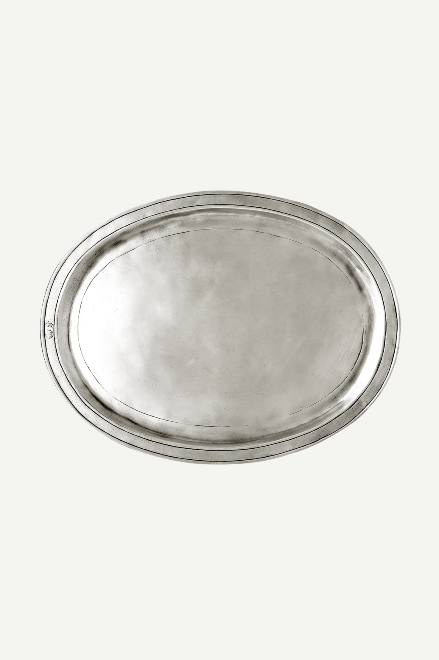 Cosi Tabellini Italian Pewter Oval Tray