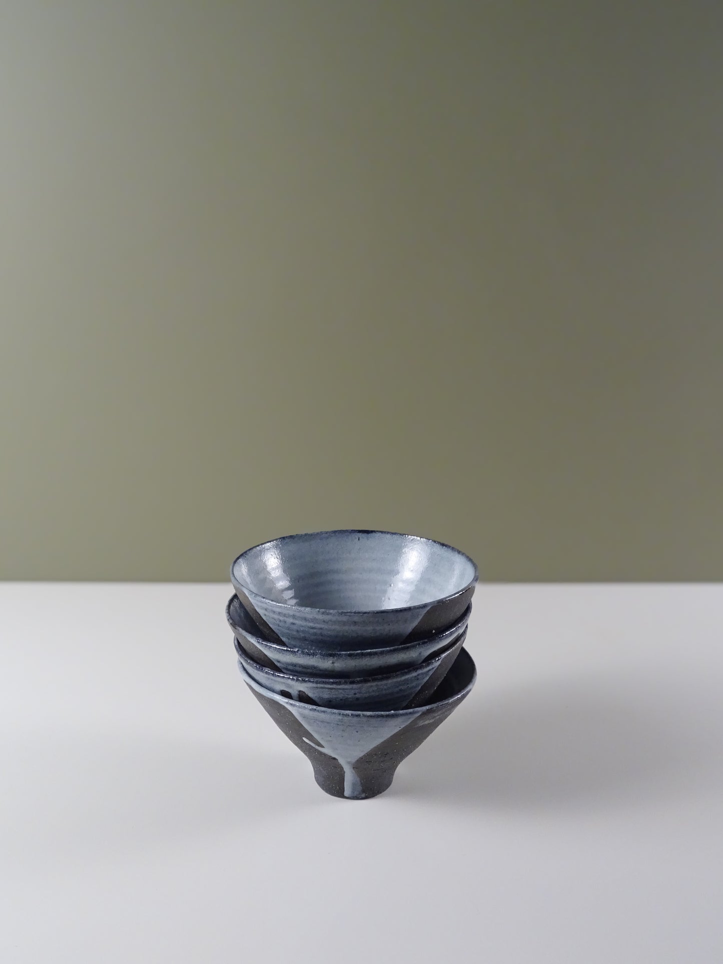 Handmade Ceramic Bowl - Black & White