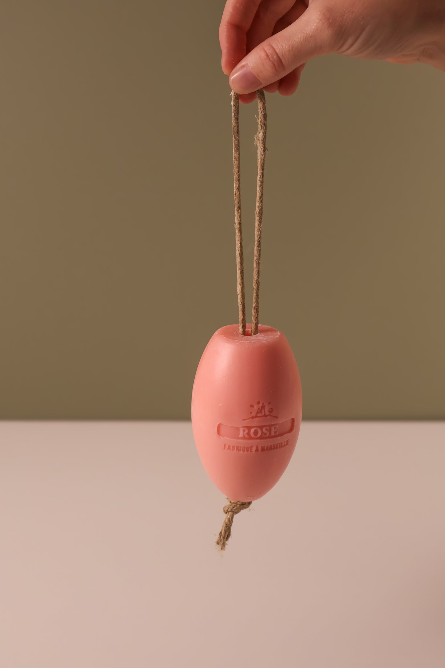 Marseille Soap on a Rope - Rose