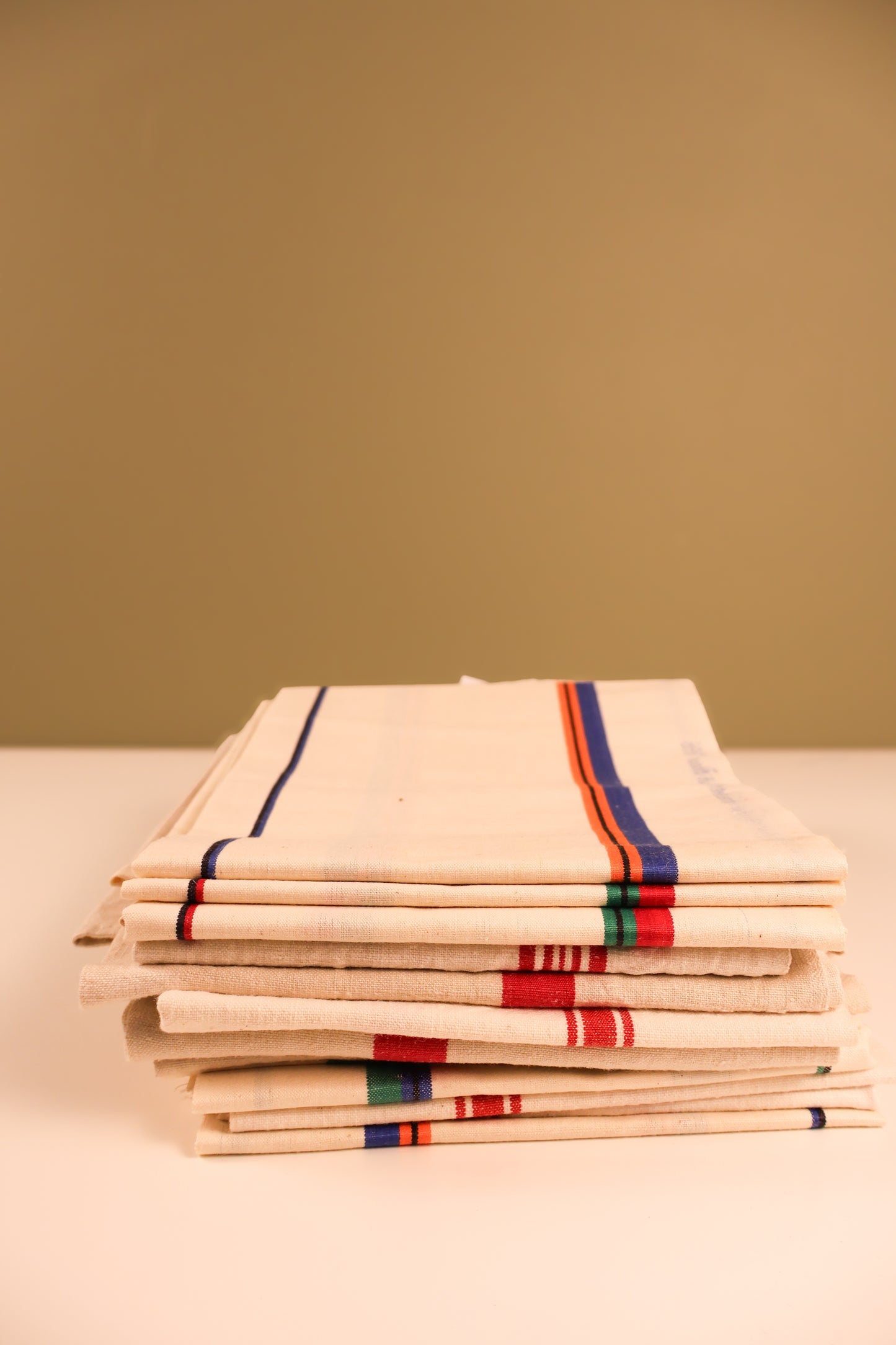 Vintage Tea Towel - Ivory