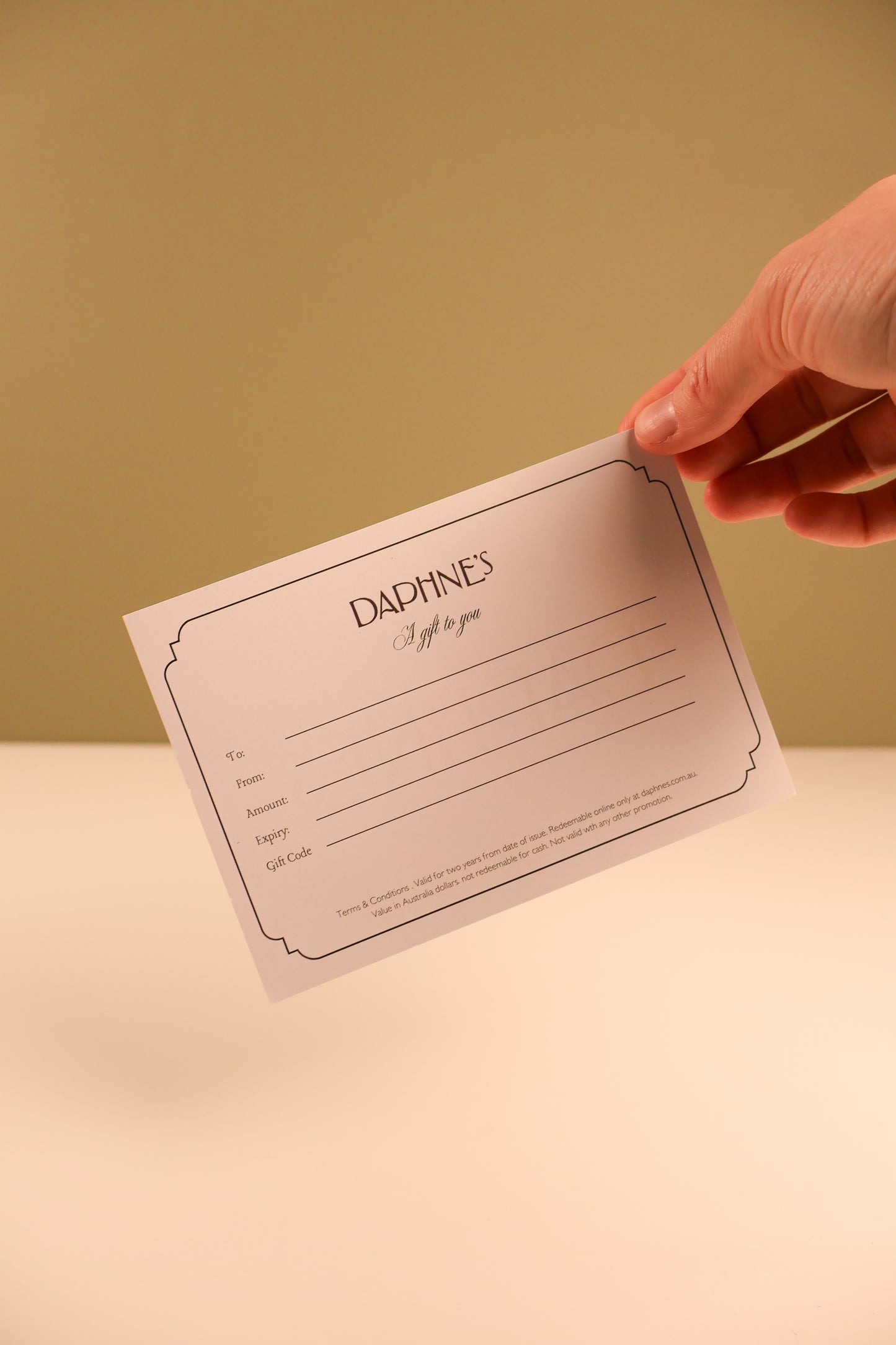 Daphne's Gift Card