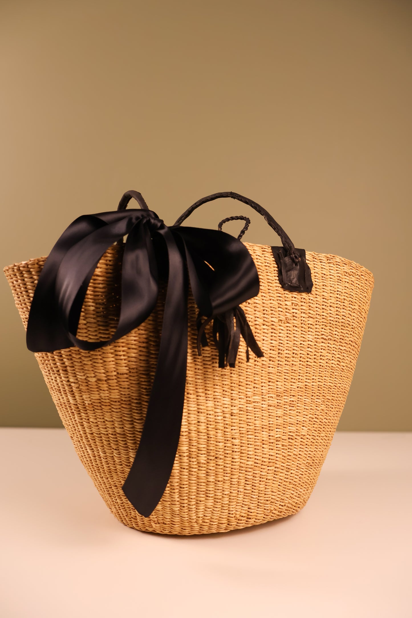 Long Handle Basket Bag
