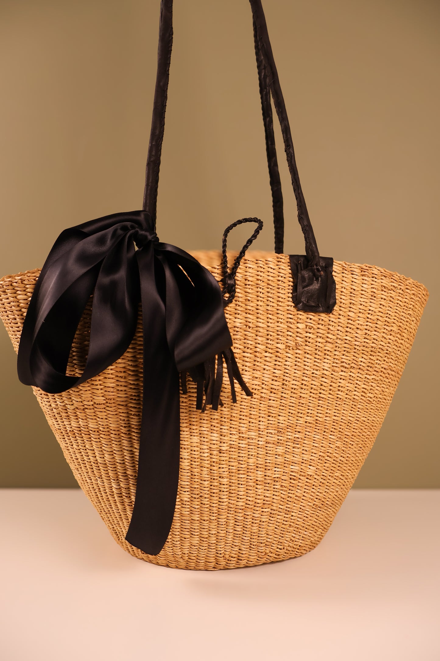 Long Handle Basket Bag