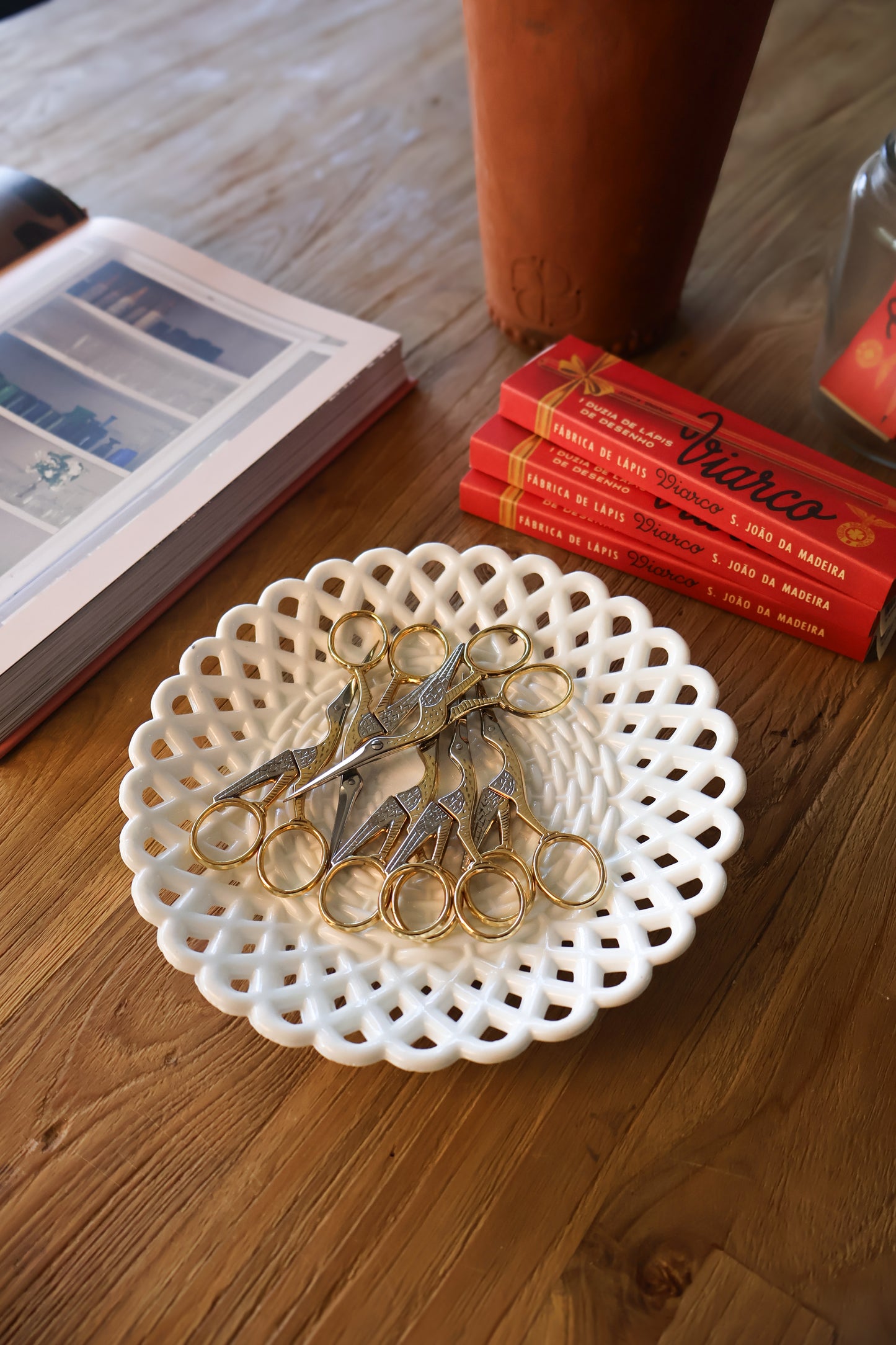 Gold-Plated Stork Scissors