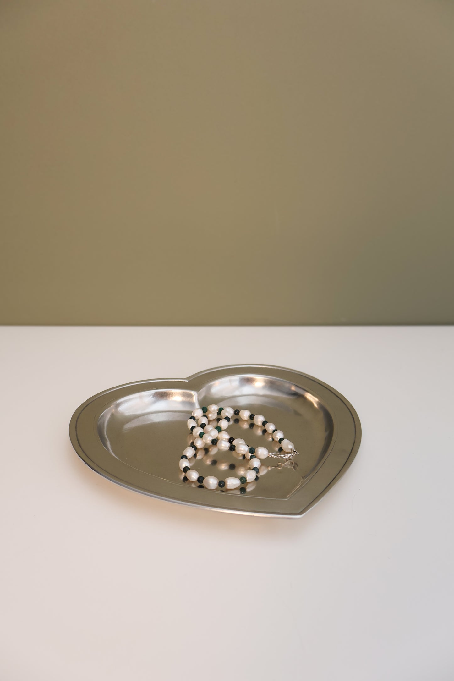 Cosi Tabellini Italian Pewter Heart Tray