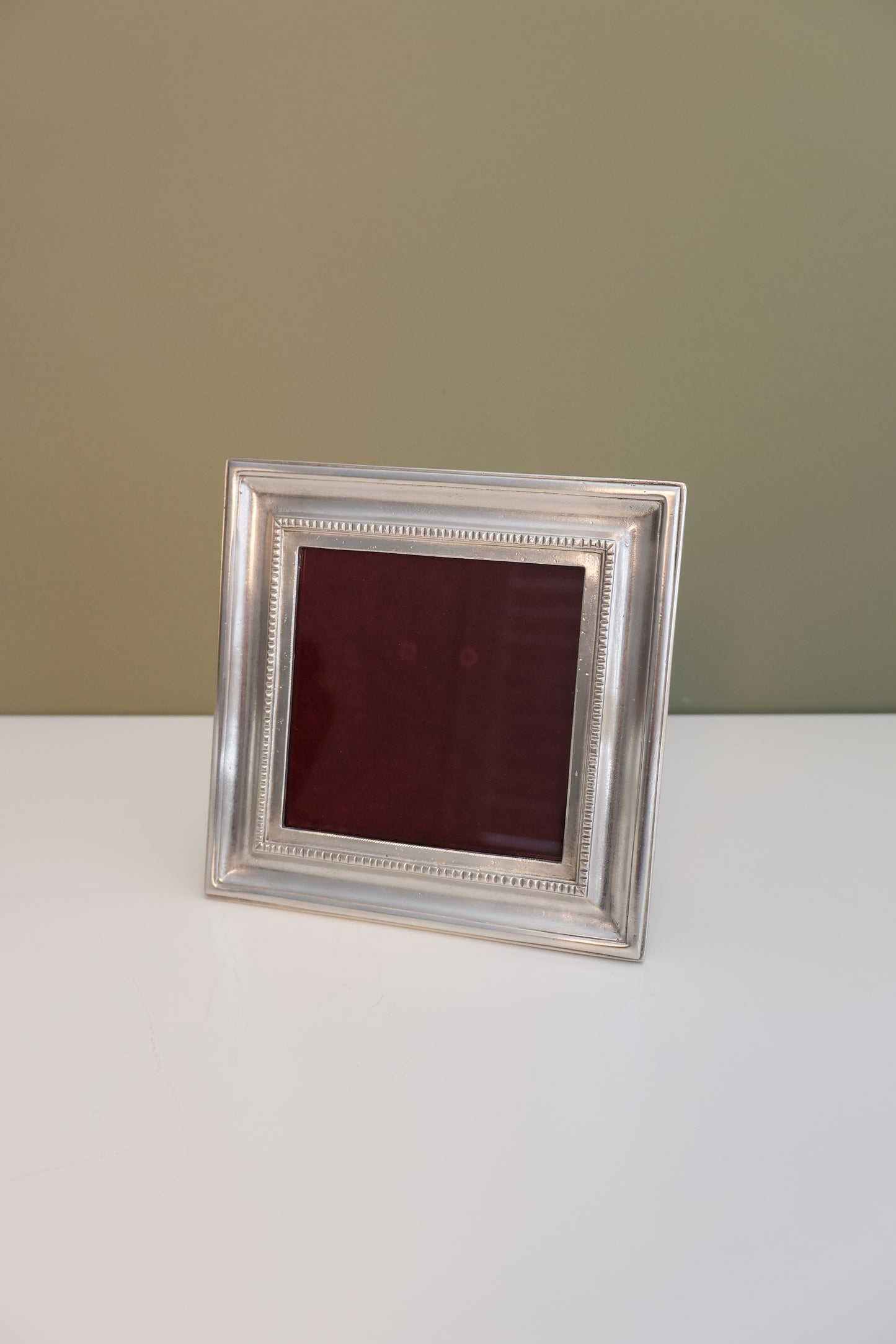 Italian Pewter Square Photo Frame, Toscana