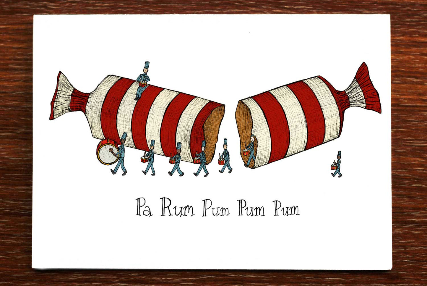 Pa Rum Pum Pum Christmas Greeting Card