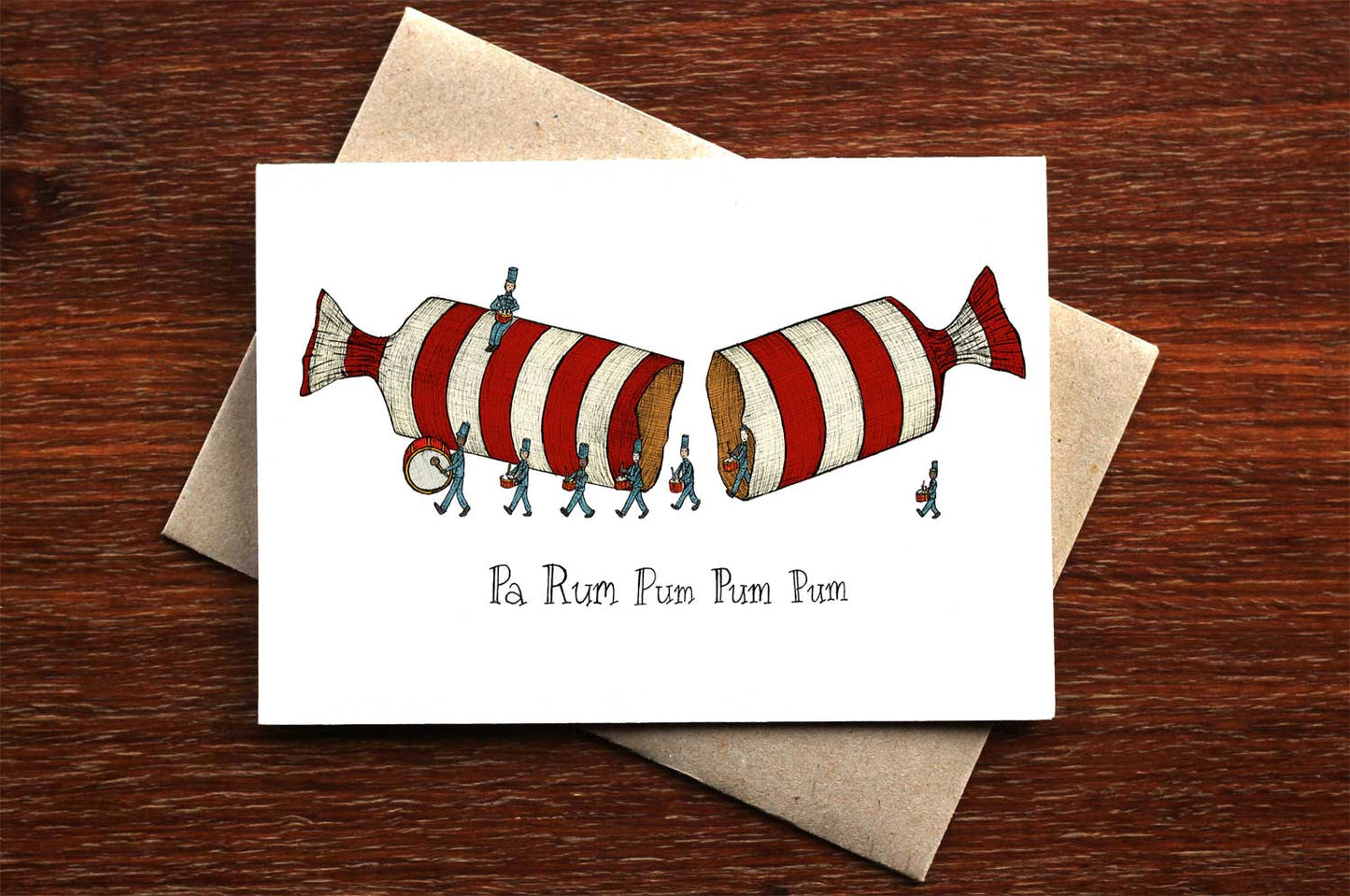Pa Rum Pum Pum Christmas Greeting Card