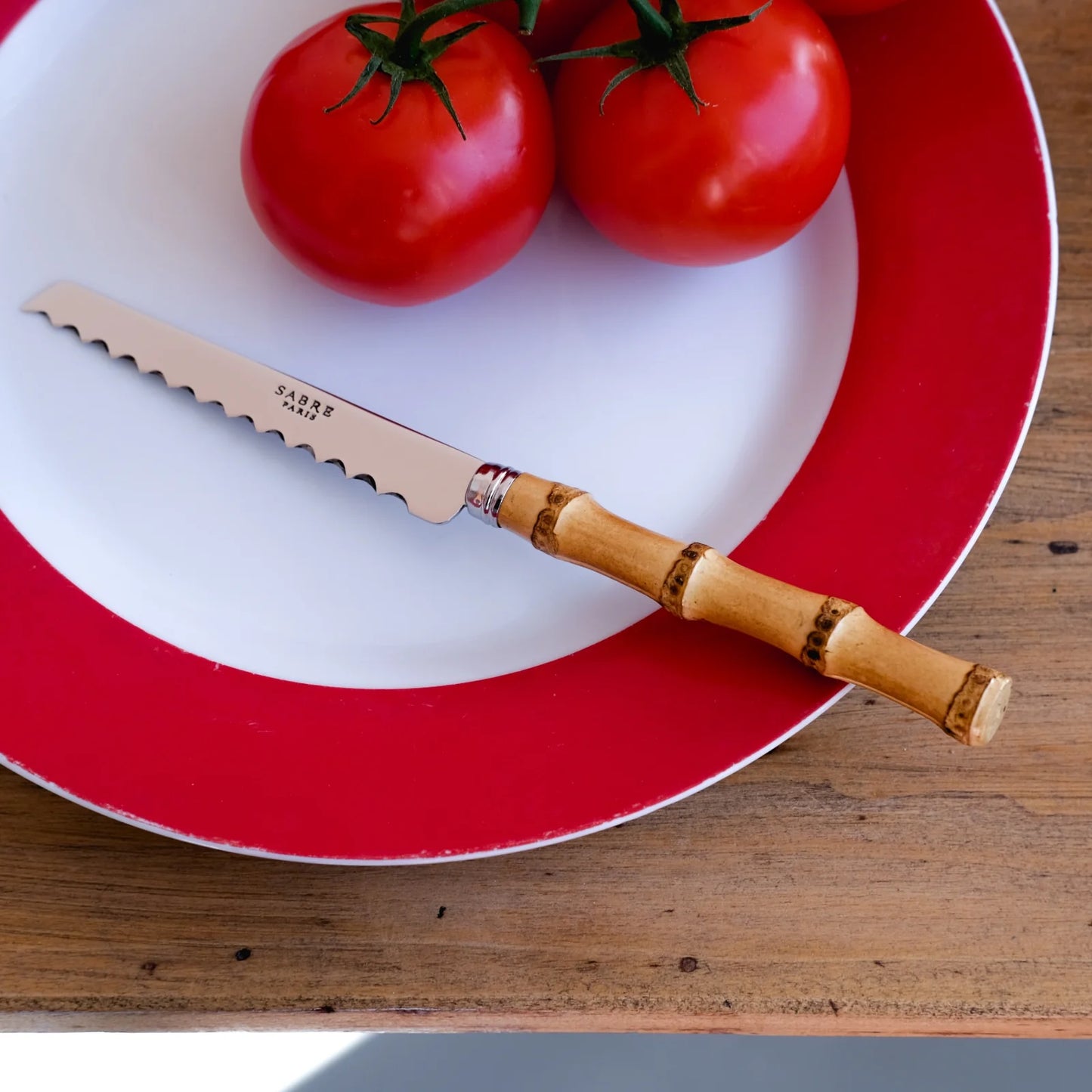 Panda Tomato Knife — Bamboo