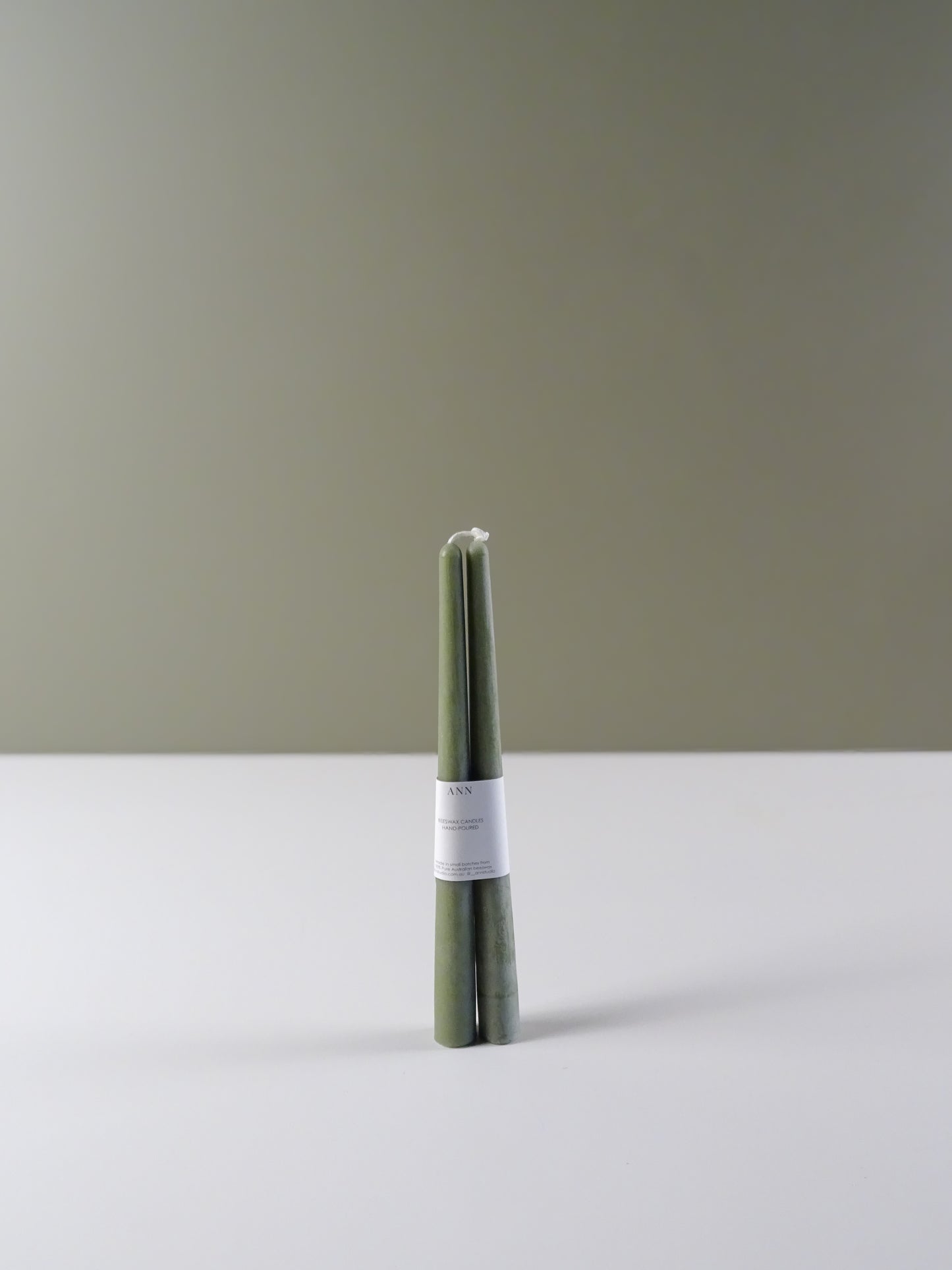 Tapered 100% Australian Beeswax Hand Poured Candles - Ocean