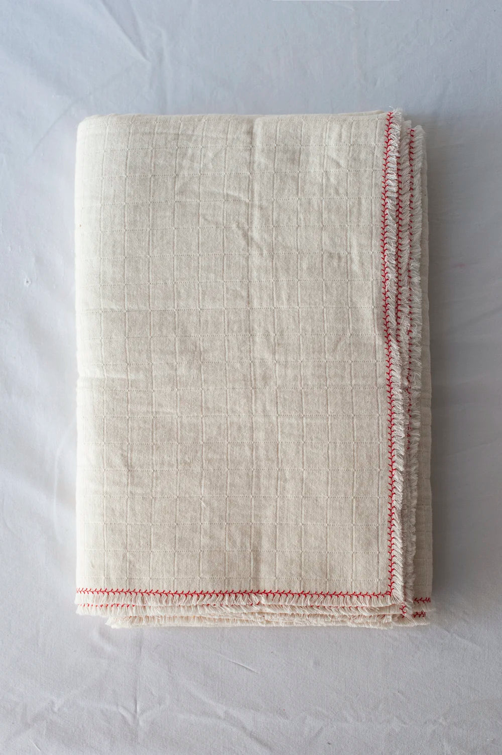 Portuguese Red Branch Cotton Tablecloth