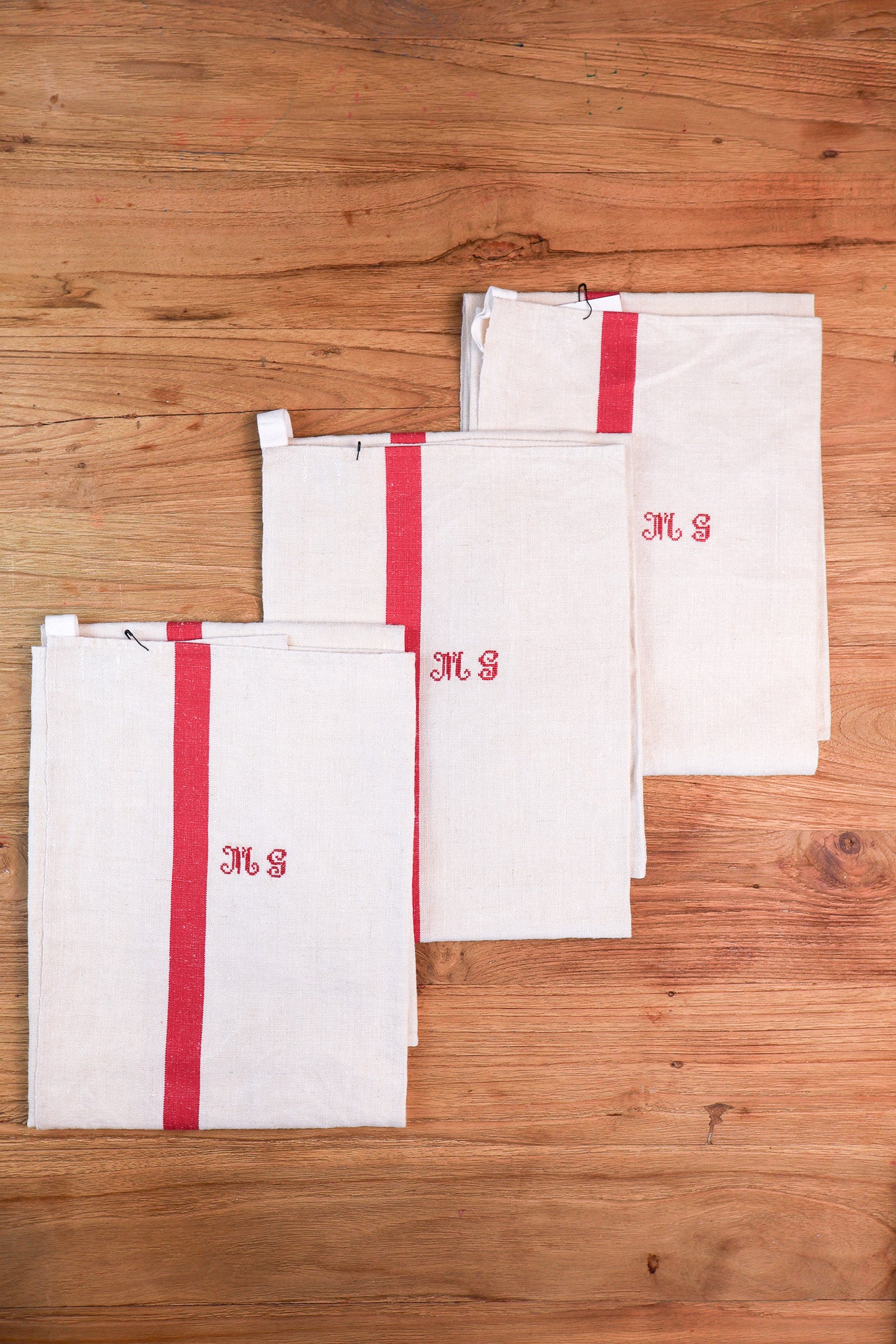 Vintage Tea Towel - Ivory