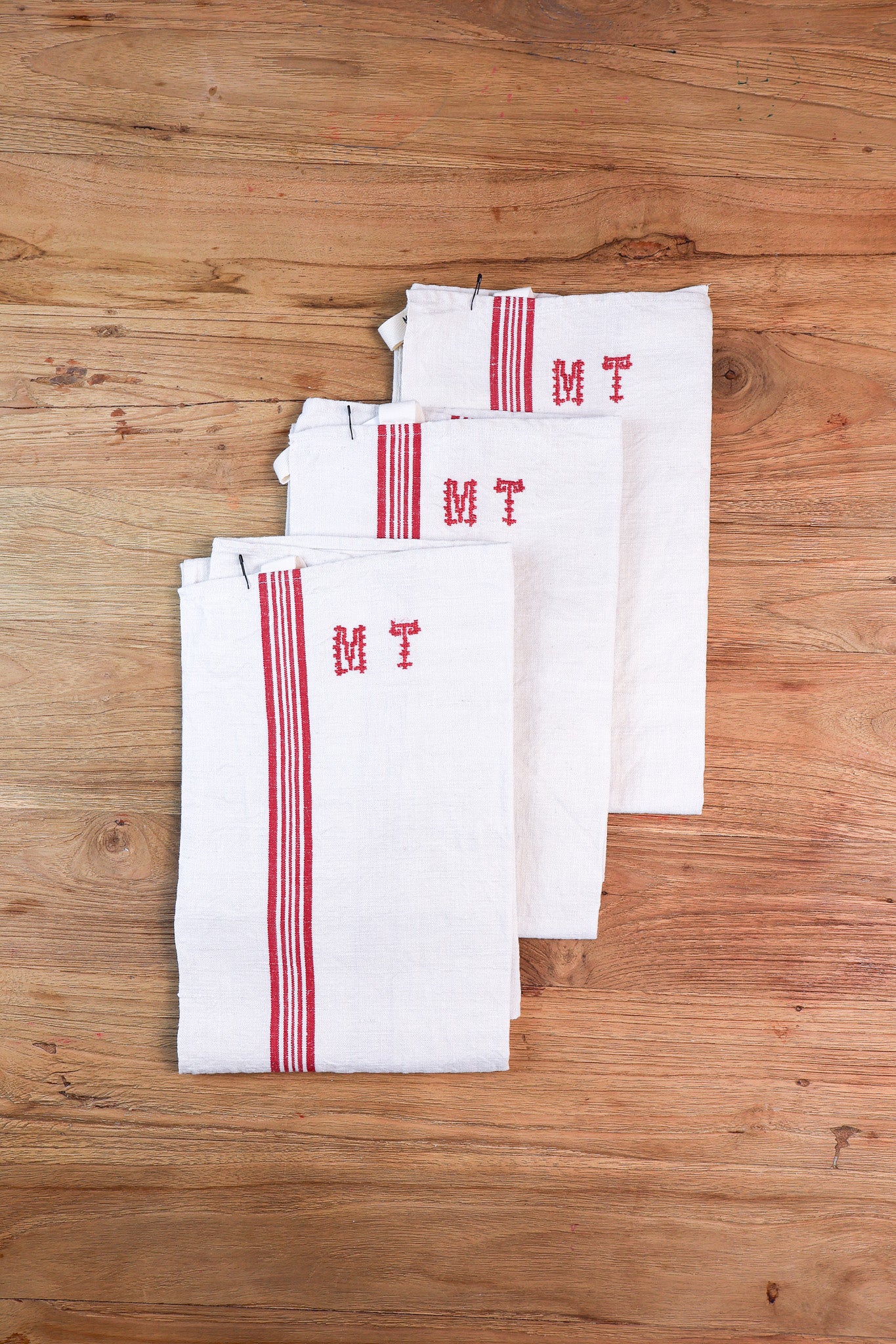 Vintage Tea Towel - Ivory