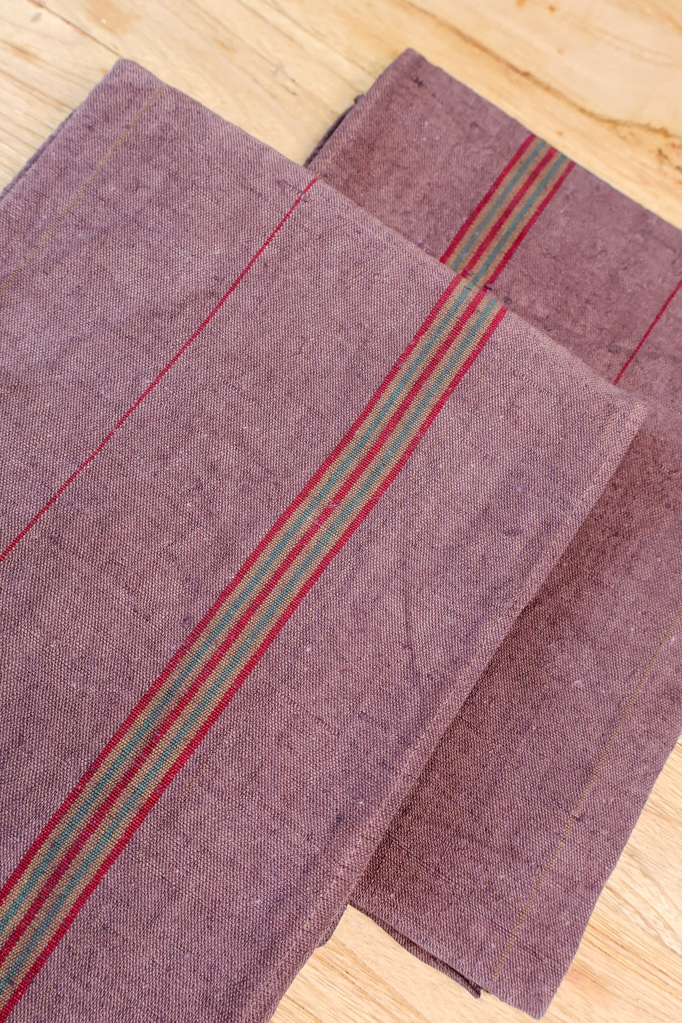 Vintage Tea Towel - Chocolate Brown