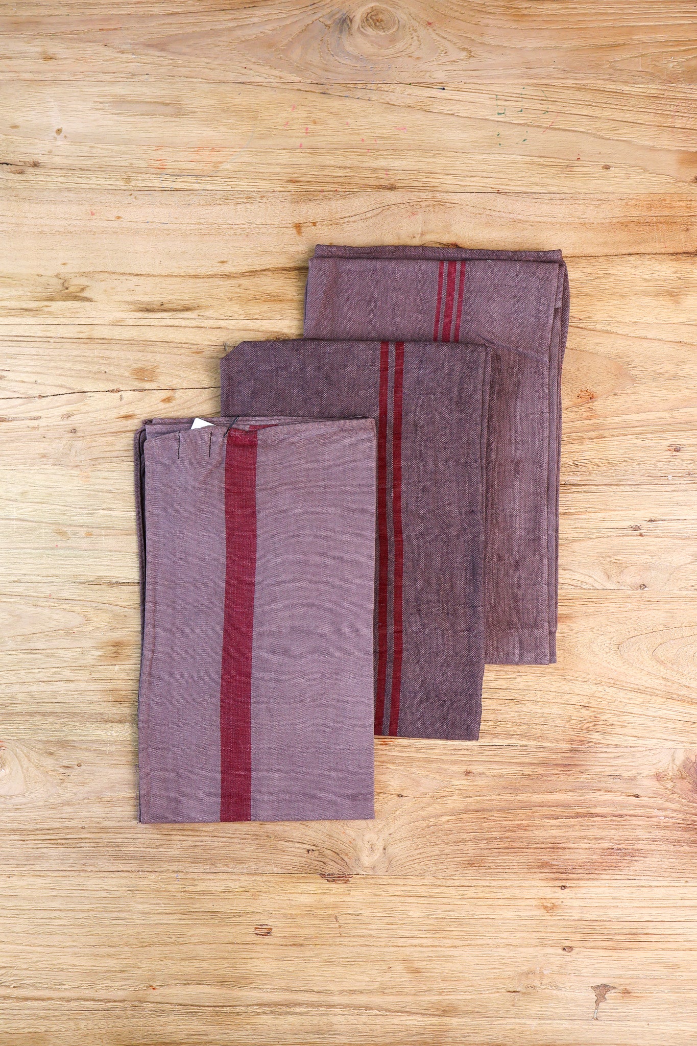 Vintage Tea Towel - Chocolate Brown