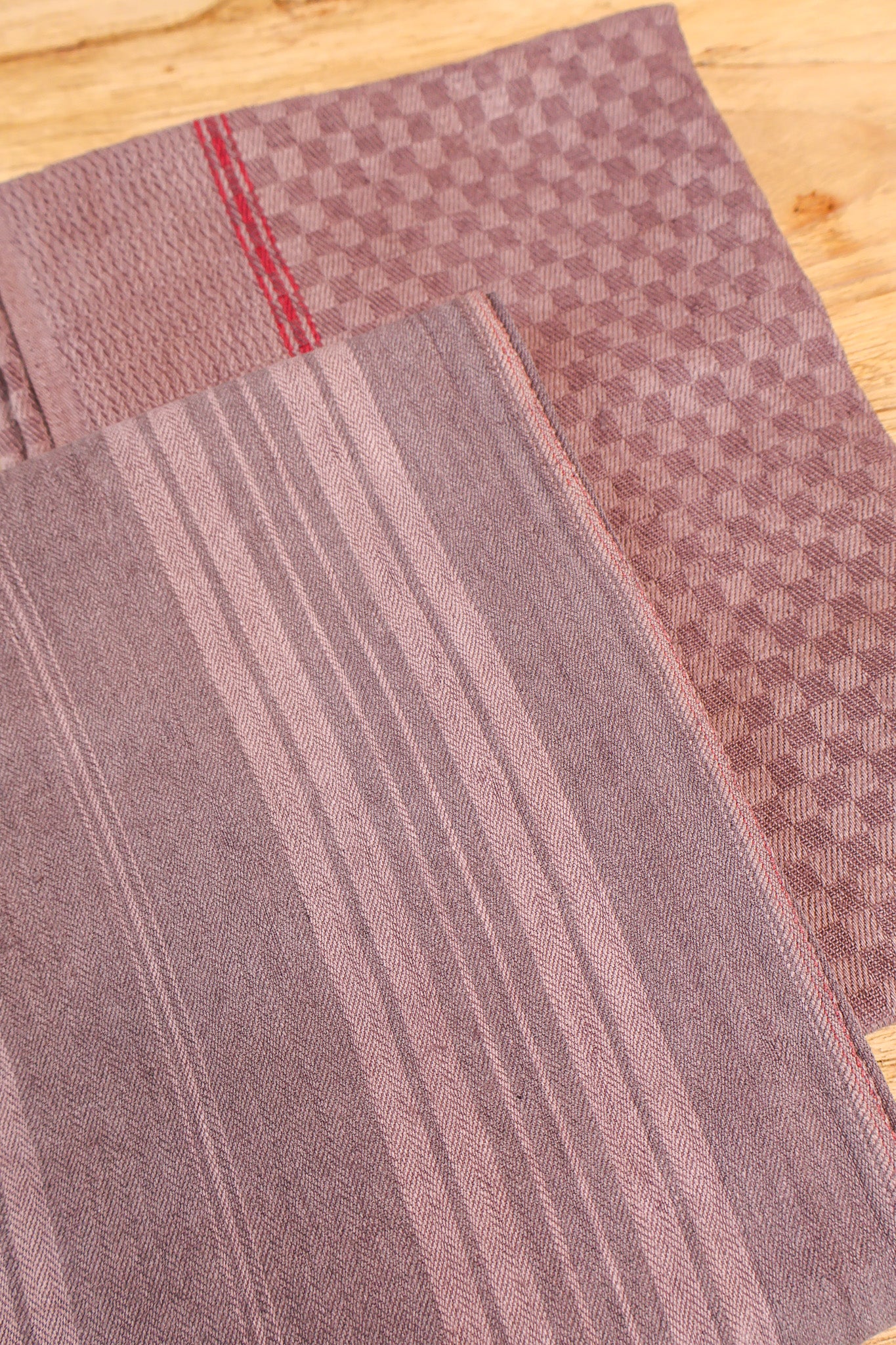 Vintage Tea Towel - Chocolate Brown