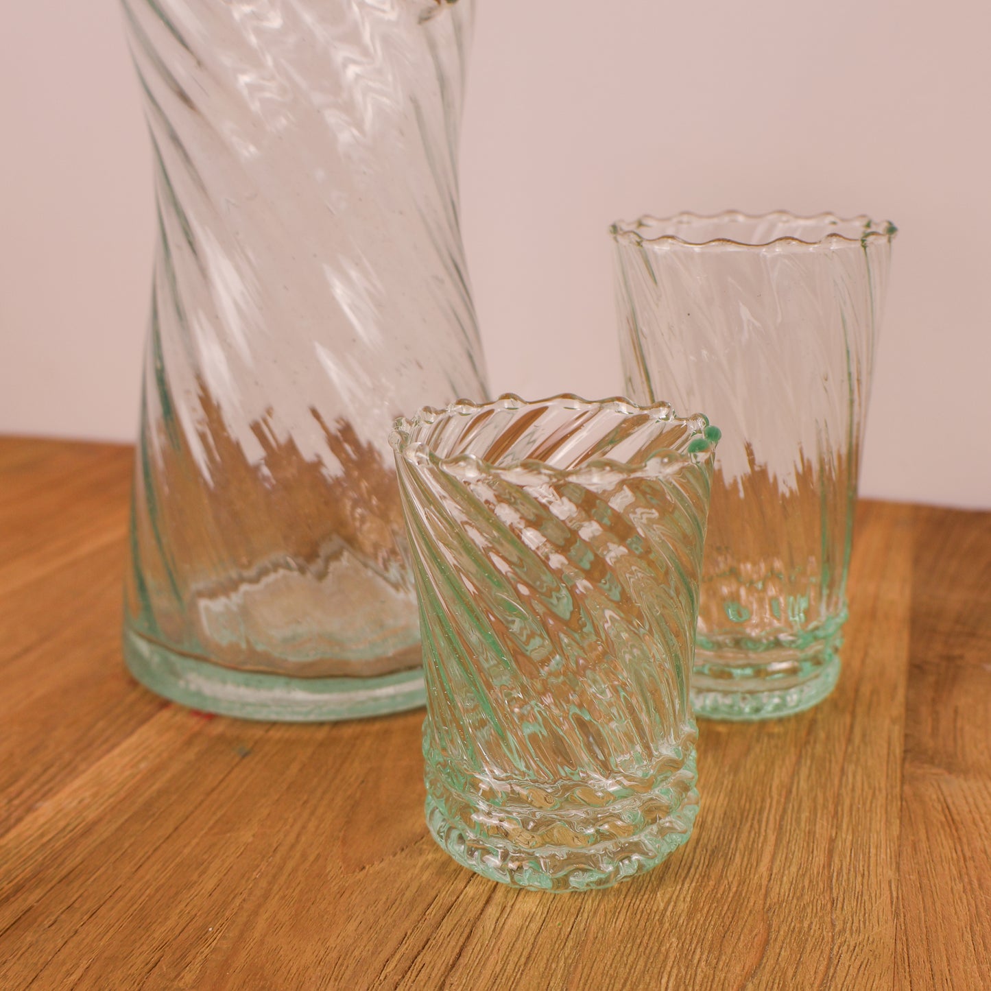 Moroccan Handmade Ripple Glass – Tall