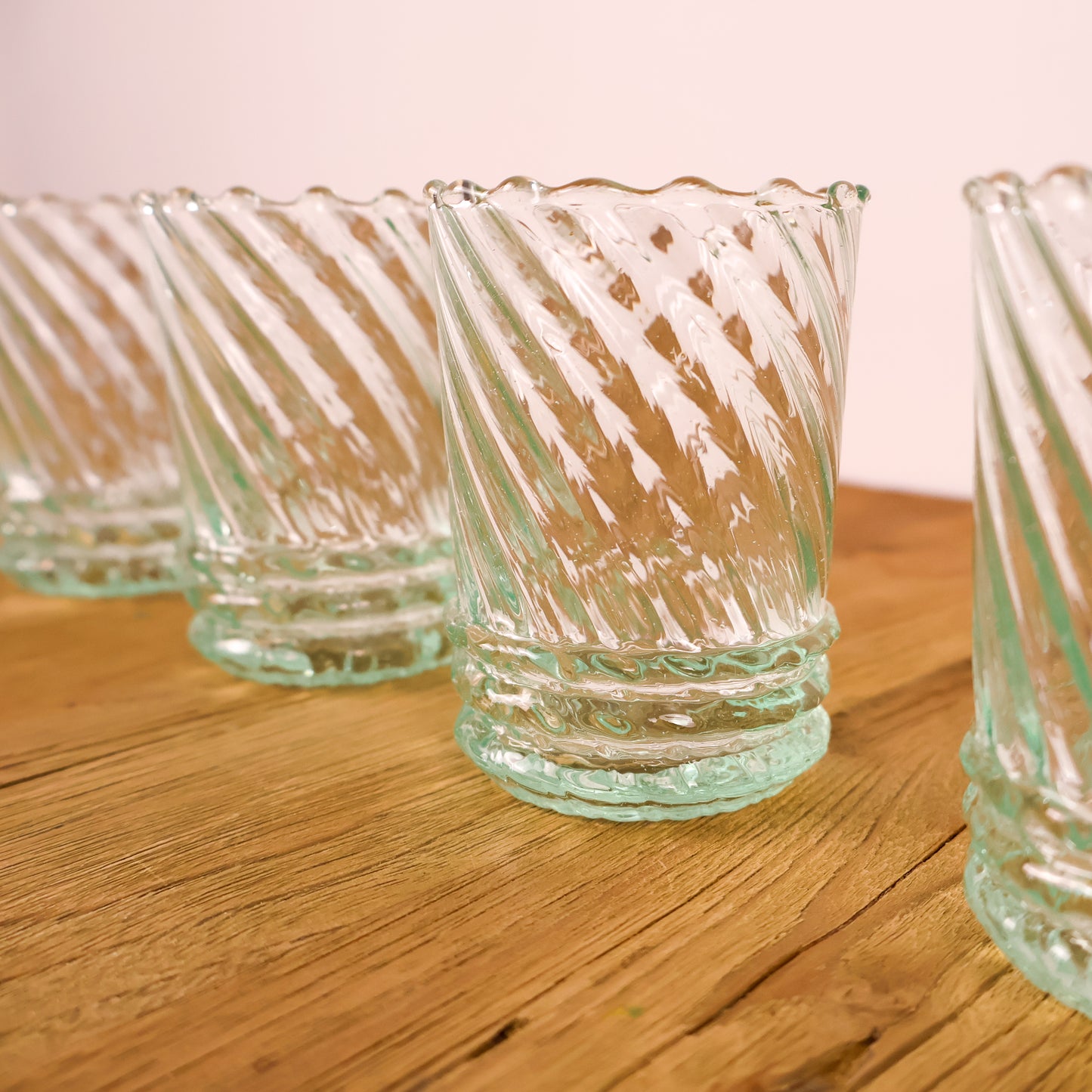 Moroccan Handmade Ripple Glass – Short
