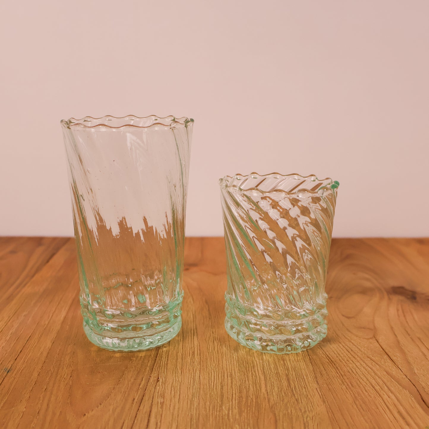 Moroccan Handmade Ripple Glass – Tall