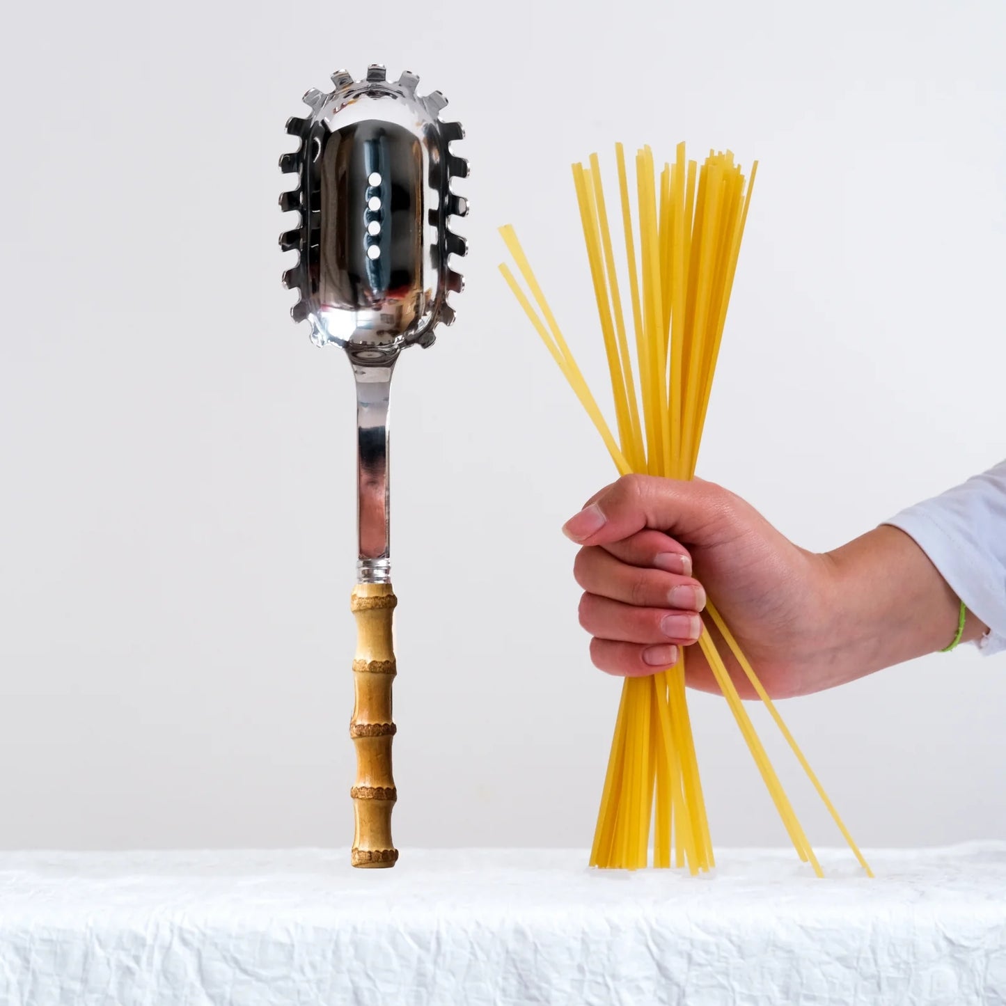 Panda Spaghetti Spoon - Bamboo