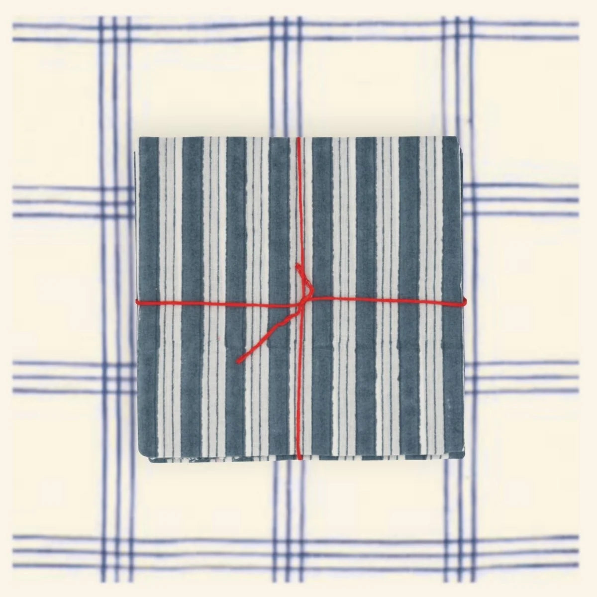 Suzette Salem Moonlight upcycled cotton napkins, set of 4 – view 3