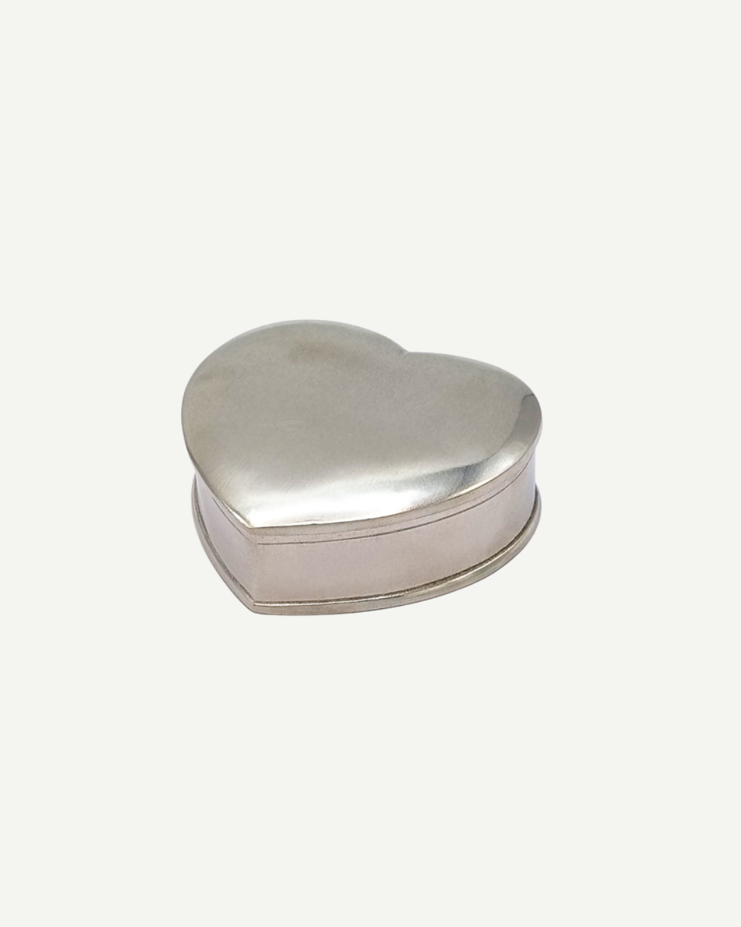 Italian Pewter Heart Box