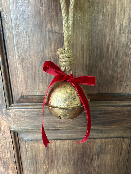Rustic (Not So) Jumbo Round Christmas Bell