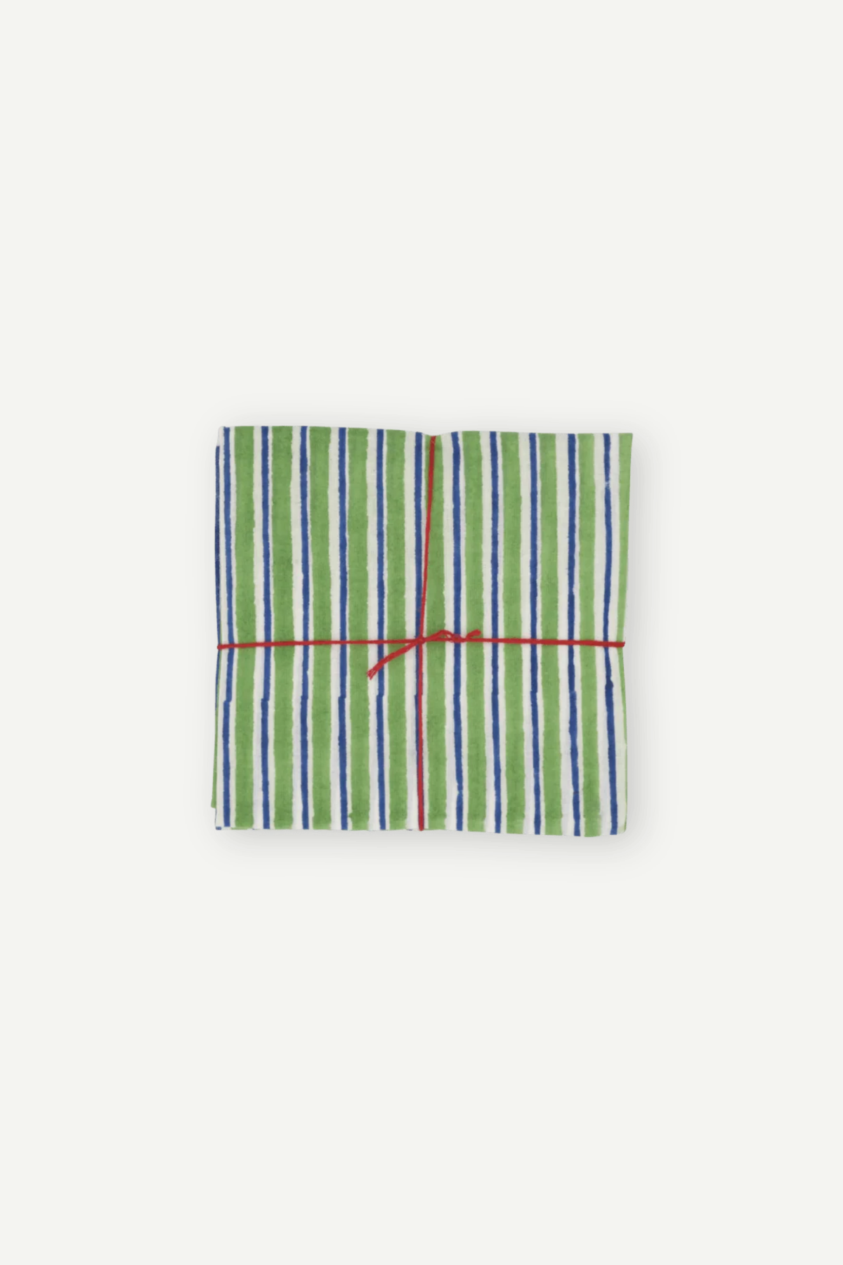 Upcycled Cotton Napkins - Lila Evergreen, Set of 4