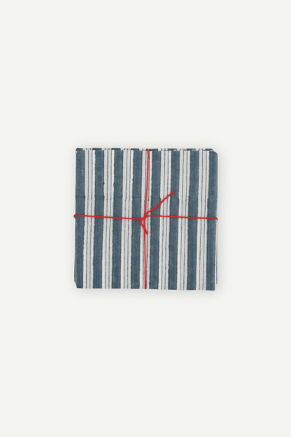 Suzette upcycled cotton napkins in Salem Moonlight print, set of 4