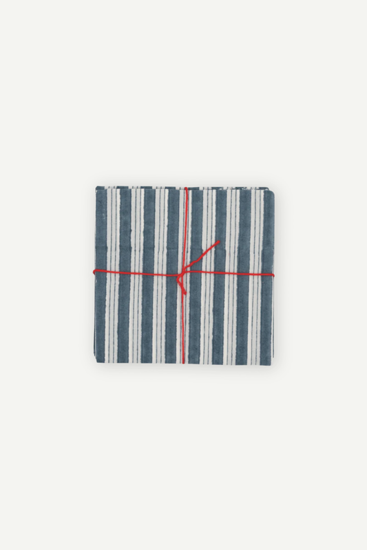 Suzette upcycled cotton napkins in Salem Moonlight print, set of 4