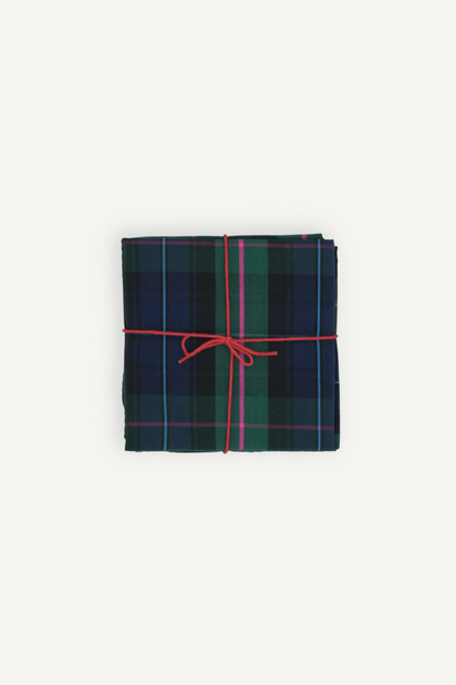 Suzette Brit Evergreen upcycled cotton napkins, set of 4 – view 3