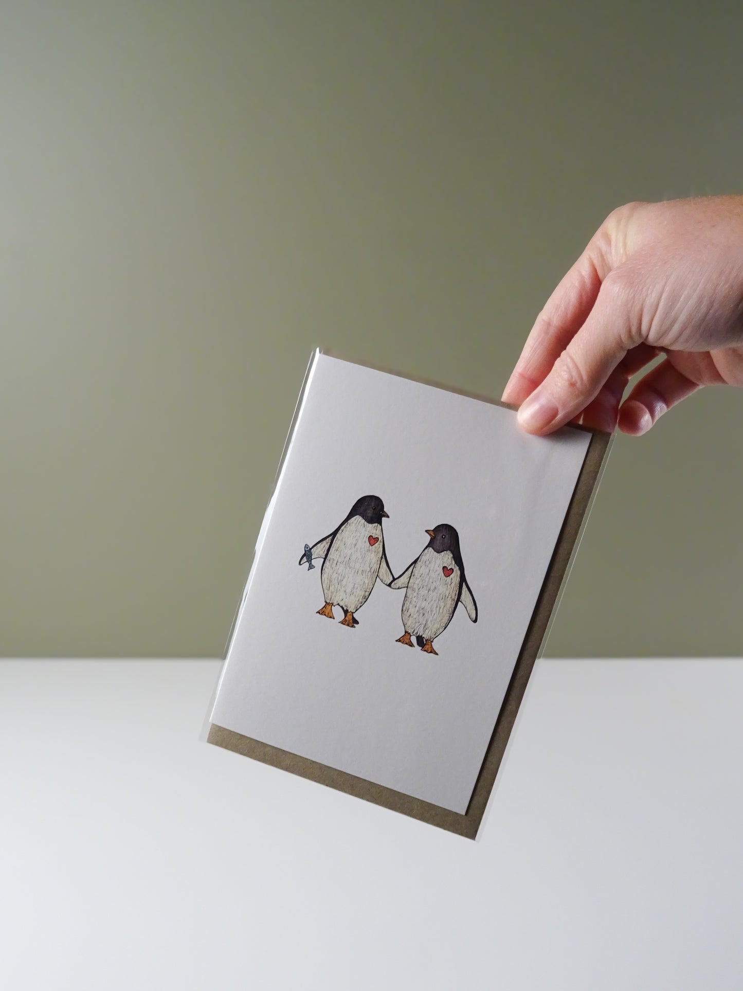 Penguin Love Greeting Card