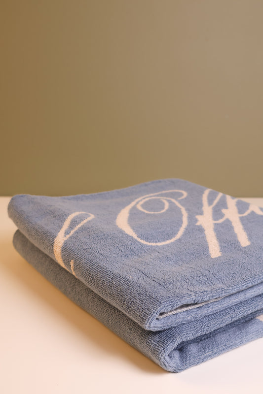 "Out of Office" Towel - Blue Haze