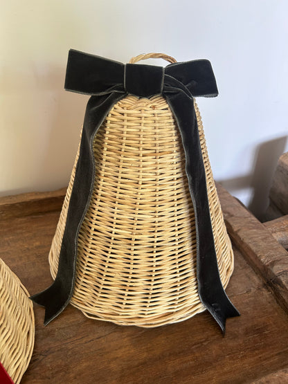 Jumbo Rattan Christmas Bell