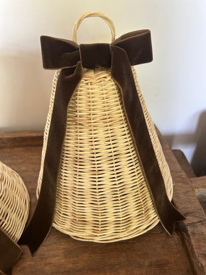 Jumbo Rattan Christmas Bell
