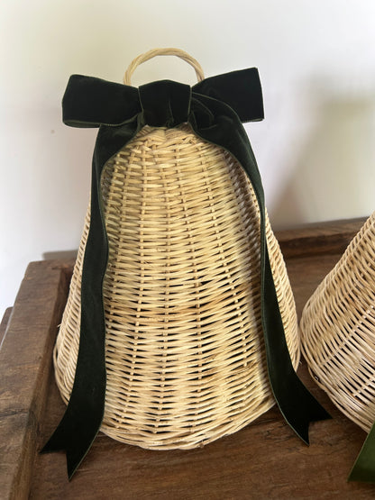 Jumbo Rattan Christmas Bell
