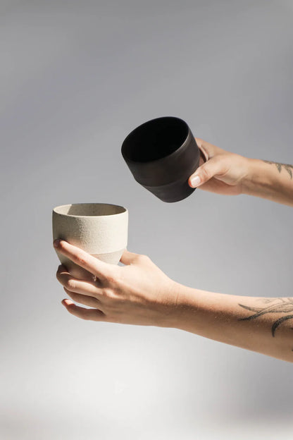 Ceramic Geometric Coffee Cup