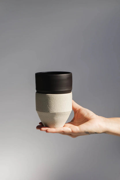 Ceramic Geometric Coffee Cup