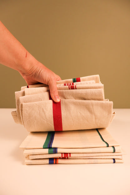 Vintage Tea Towel - Ivory