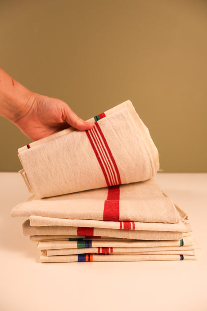 Vintage Tea Towel - Ivory