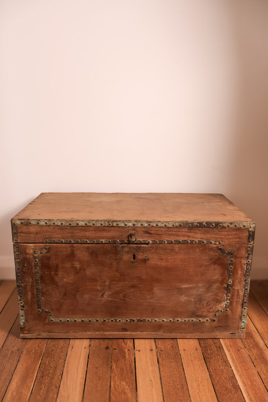 Vintage Wooden Trunk No. 1