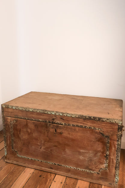 Vintage Wooden Trunk No. 1