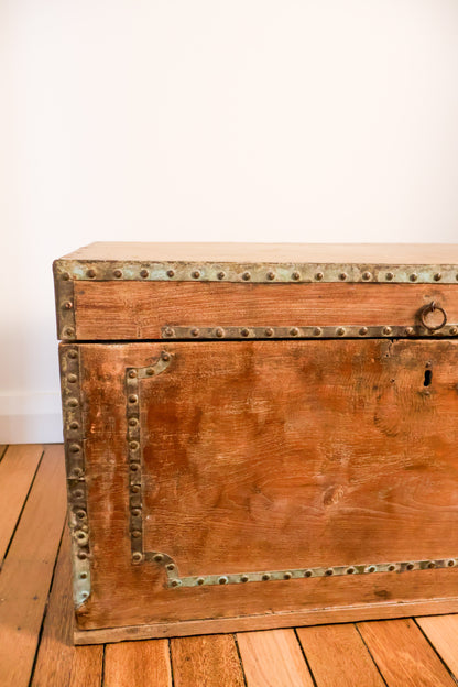 Vintage Wooden Trunk No. 1