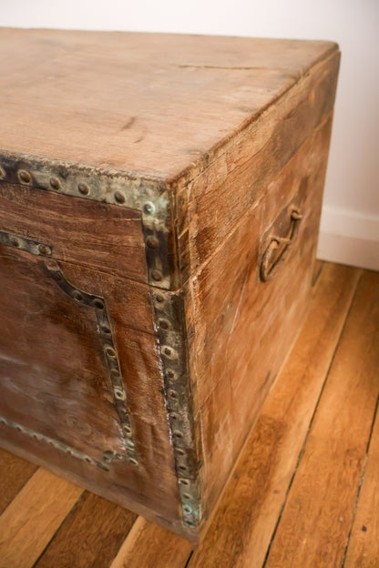 Vintage Wooden Trunk No. 1