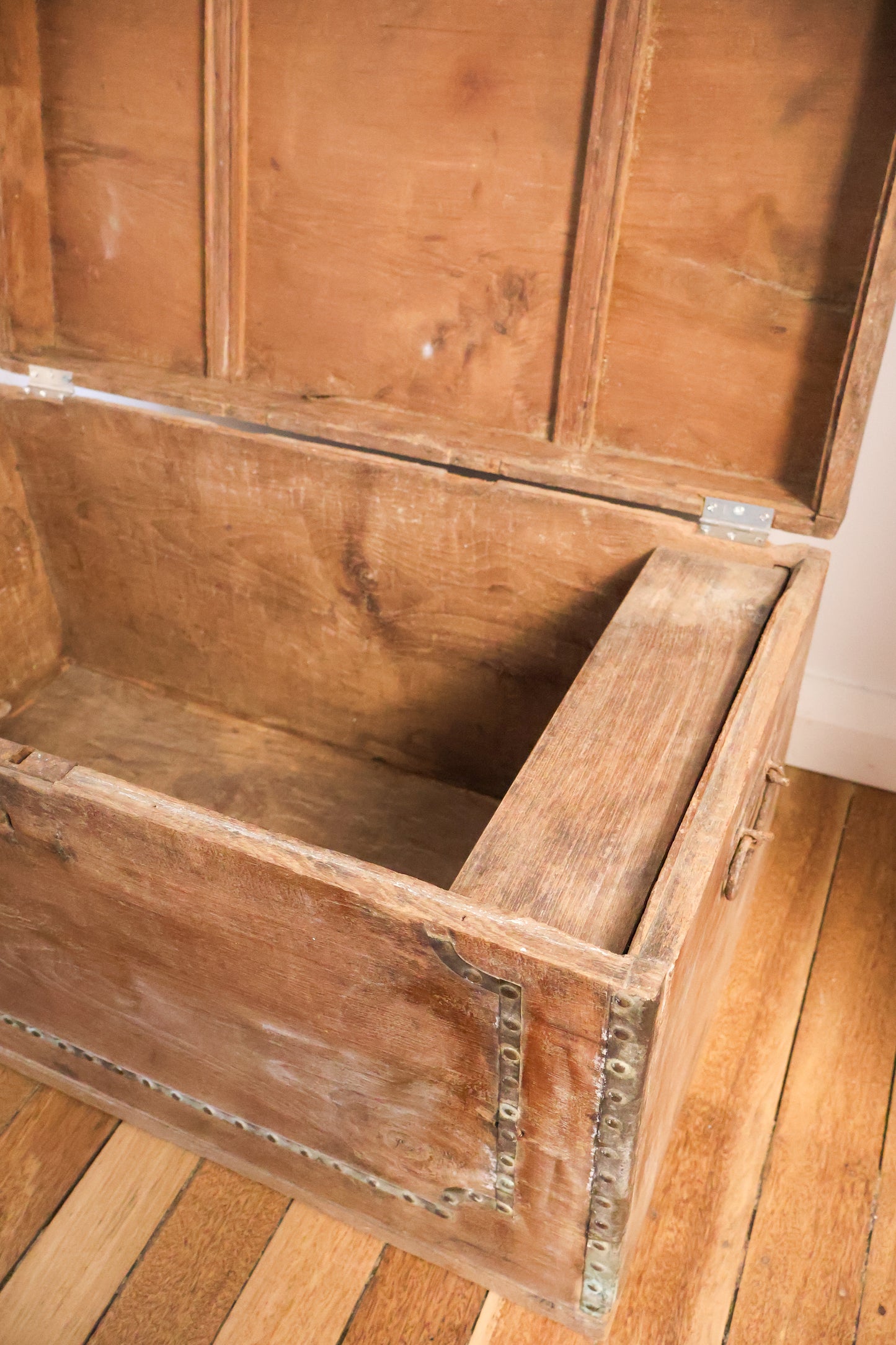 Vintage Wooden Trunk No. 1