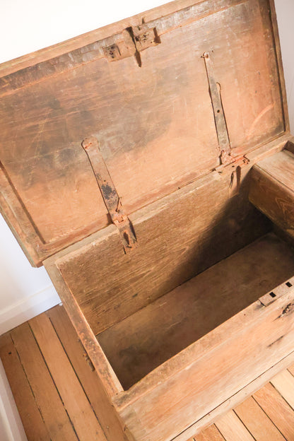 Vintage Wooden Trunk No. 2